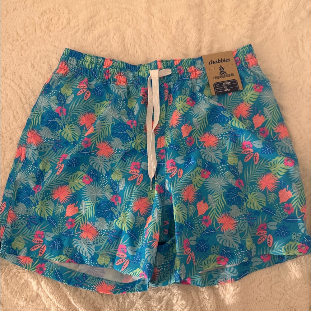 Chubbies Tropical Print Women's Shorts - Blue